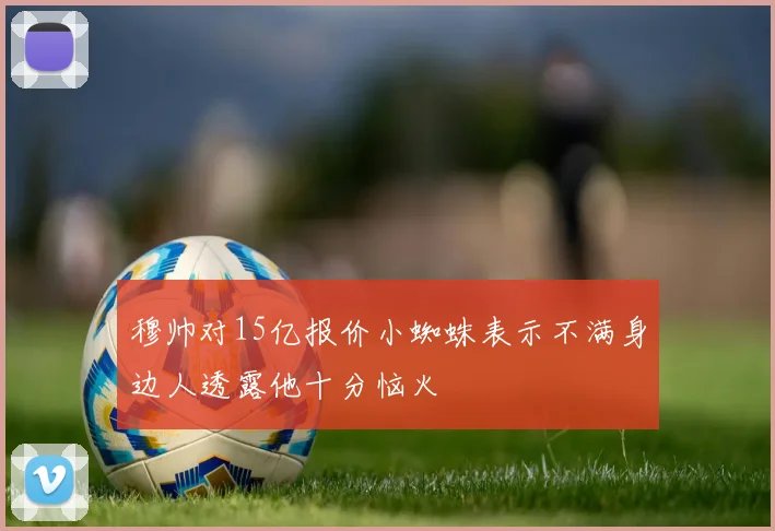 穆帅对15亿报价小蜘蛛表示不满身边人透露他十分恼火